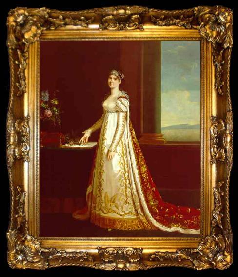 framed  Robert Lefevre Portrait of Josephine de Beauharnais, ta009-2